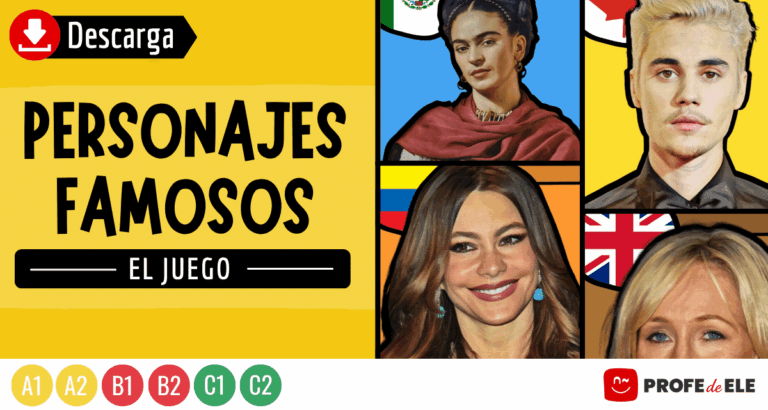 Juego de los personajes famosos y su uso en la clase de español|||Juego de los personajes famosos y su uso en la clase de español|Juego de los personajes famosos y su uso en la clase de español|Juego de los personajes famosos y su uso en la clase de español|Conoce el juego de los personajes famosos y todo tipo de ideas para su uso en clase de español||||||